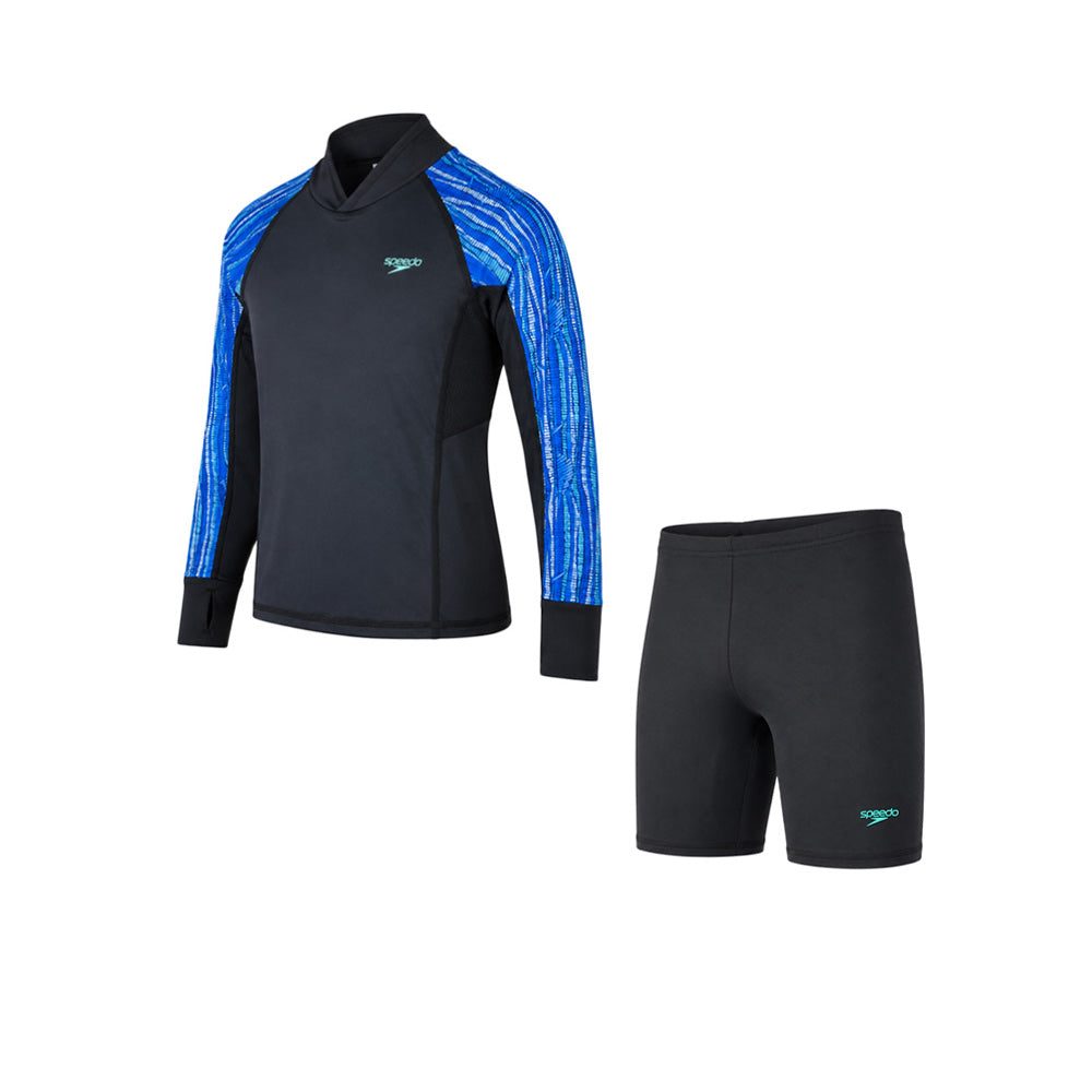 SPEEDO Long Sleeve Rashguard & Jammer Set Boys Swimsuit - Supersports Thailand Supersports Thailand