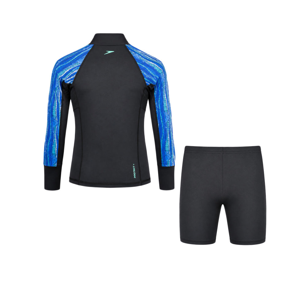 SPEEDO Long Sleeve Rashguard & Jammer Set Boys Swimsuit - Supersports Thailand Supersports Thailand