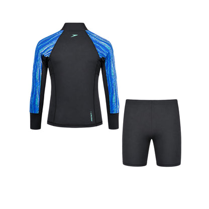 SPEEDO Long Sleeve Rashguard & Jammer Set Boys Swimsuit - Supersports Thailand
