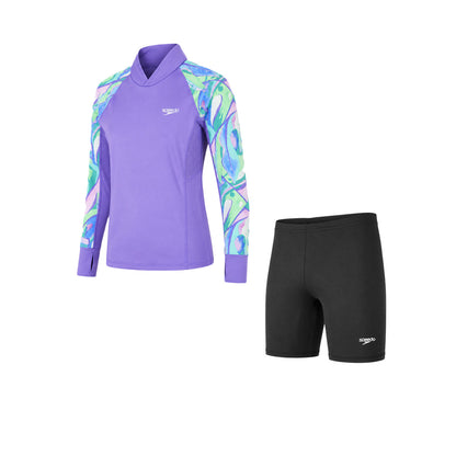 SPEEDO Long Sleeve Rashguard & Jammer Set Girls Swimsuit - Supersports Thailand
