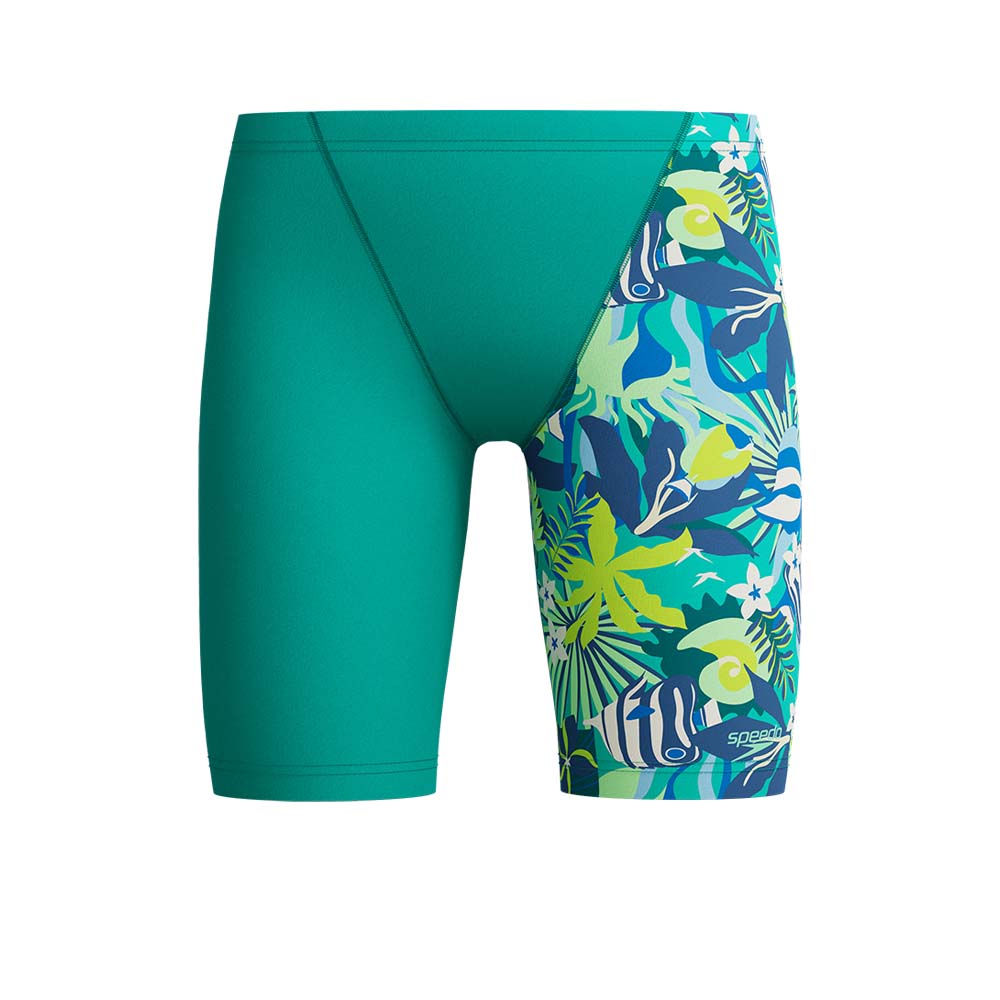SPEEDO Allover V-Cut Jammer กางเกงว่ายน้ำขาสั้นเด็กผู้ชาย