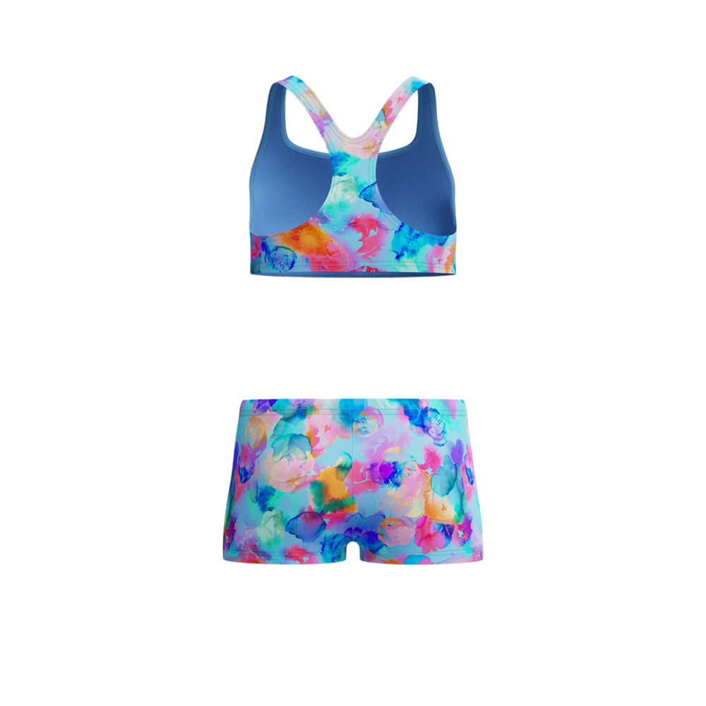 SPEEDO Printed Racerback 2 Pieces Girls Swimsuit - Supersports Thailand Supersports Thailand