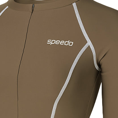 SPEEDO 'Wavechasers 2.0' Sun Protection Round Neck Shaping เสื้อรัชการ์ดผู้หญิง