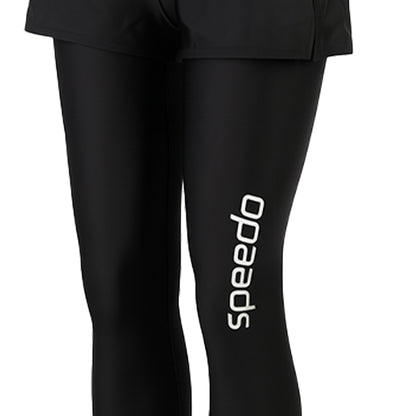 SPEEDO 'Wavechasers 2.0' Stylish Sun Protection 2-in-1 Women's Swim Leggings