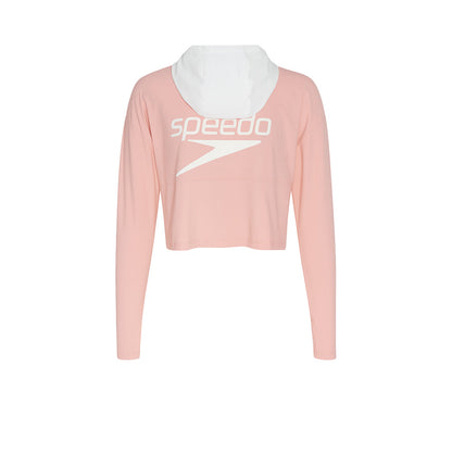 SPEEDO 'Wavechasers 2.0' Sweet Sun Protection Logo Crop Zip Women's Jacket - Supersports Thailand