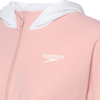 SPEEDO 'Wavechasers 2.0' Sweet Sun Protection Logo Crop Zip เสื้อแจ็คเก็ตผู้หญิง