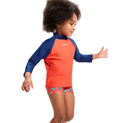 SPEEDO Learn To Swim Essential เสื้อรัชการ์ดเด็กผู้หญิง