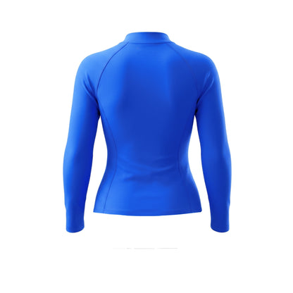 SPEEDO Long Sleeve Solid Zip Women's Rashguard