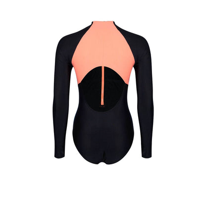 SPEEDO Asia Fit Long Sleeve Zip Colour Block Women's Swimsuit - Supersports Thailand