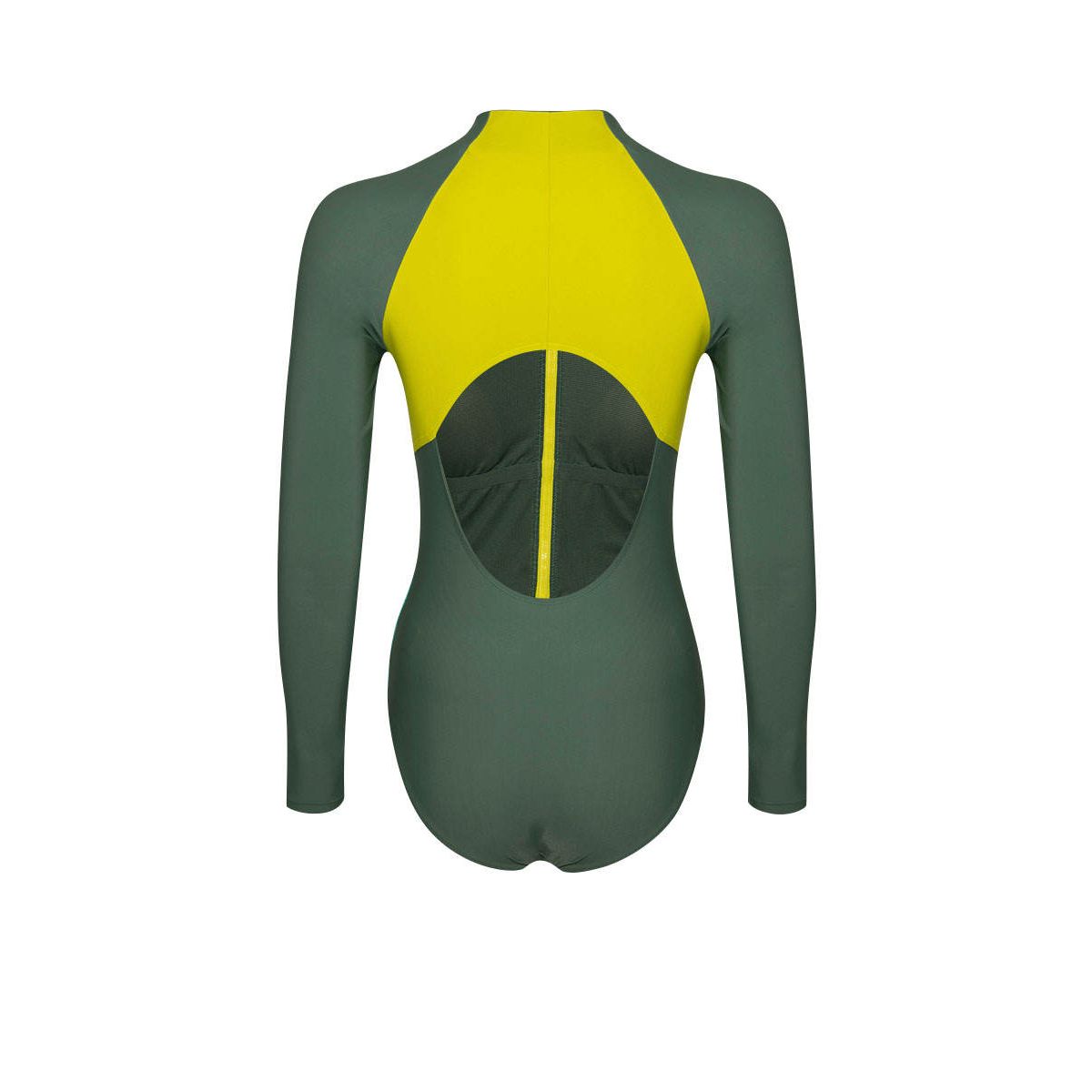 SPEEDO Asia Fit Long Sleeve Zip Colour Block Women's Swimsuit - Supersports Thailand Supersports Thailand