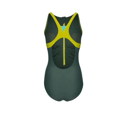SPEEDO Asia Fit Zip Colour Block Women's Swimsuit - Supersports Thailand