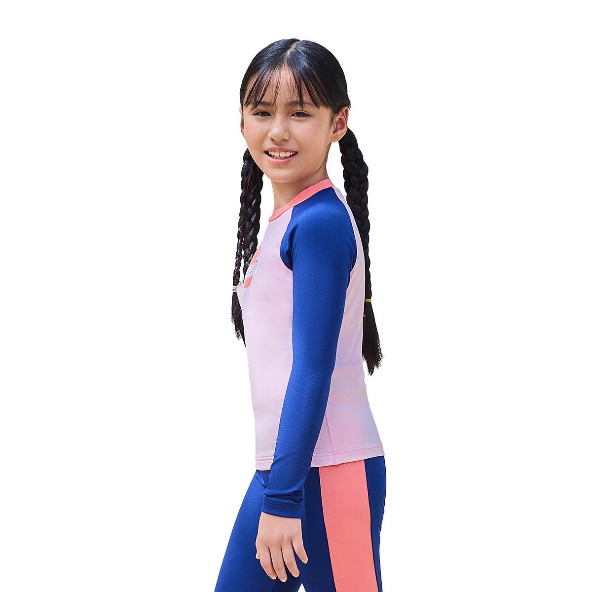 SPEEDO Heart Cerulean Long Sleeve Girls Rashguard - Supersports Thailand Supersports Thailand
