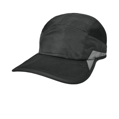 SPIKE Black Unisex Running Cap