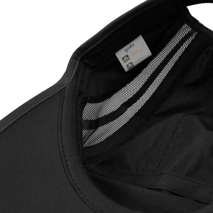 SPIKE Black Unisex Running Cap