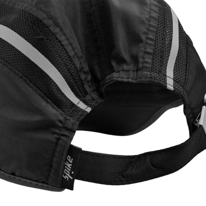 SPIKE Black Unisex Running Cap