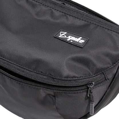 SPIKE Black Unisex Crossbody Bag