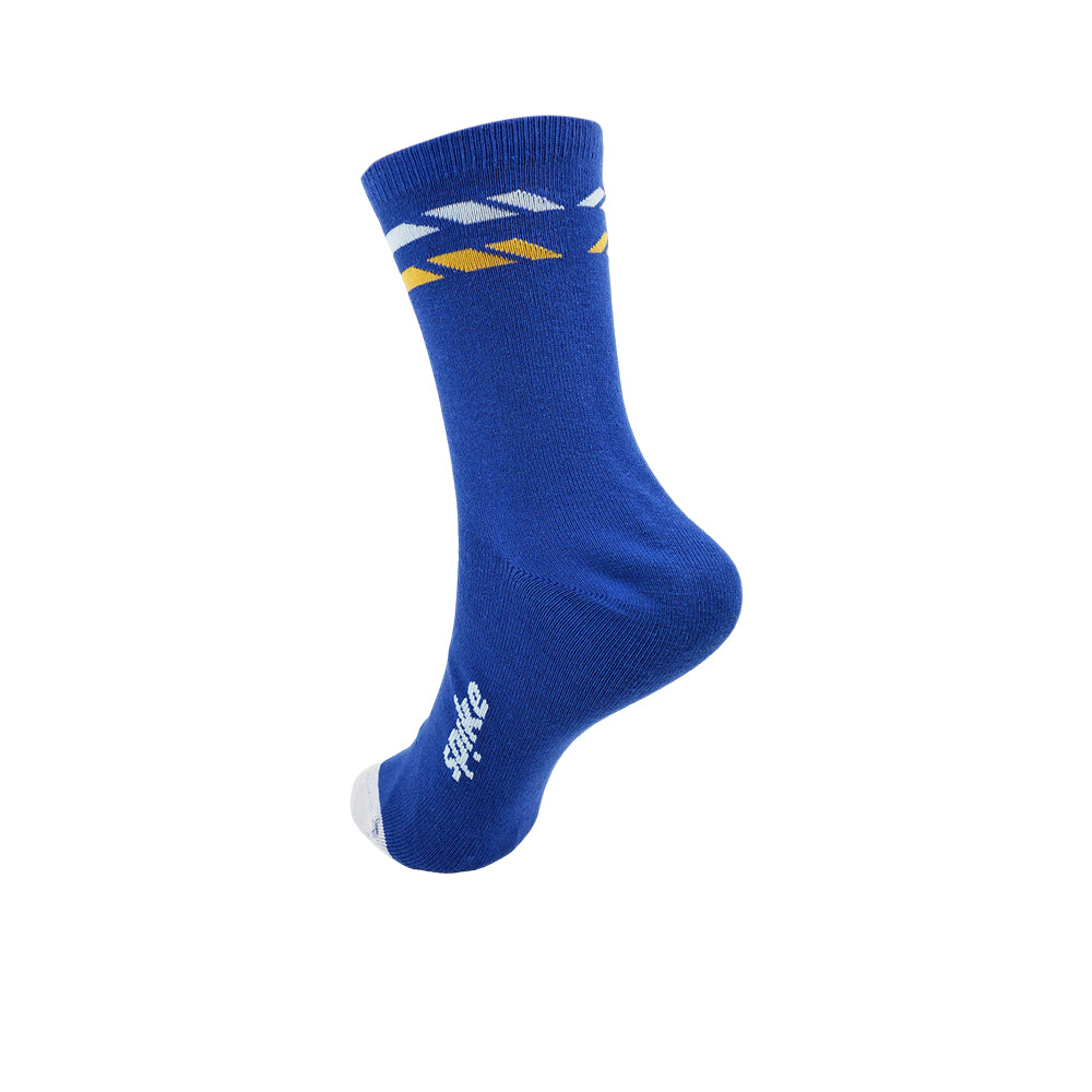 SPIKE Blue Hi-Quarter ถุงเท้าออกกำลังกายผู้ใหญ่