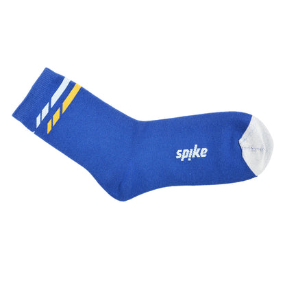 SPIKE Blue Hi-Quarter ถุงเท้าออกกำลังกายผู้ใหญ่