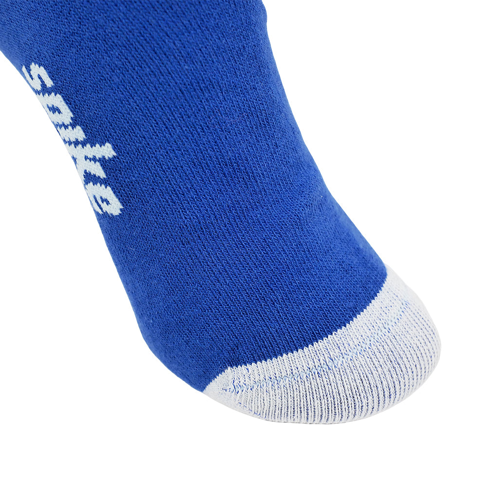 SPIKE Blue Hi-Quarter ถุงเท้าออกกำลังกายผู้ใหญ่