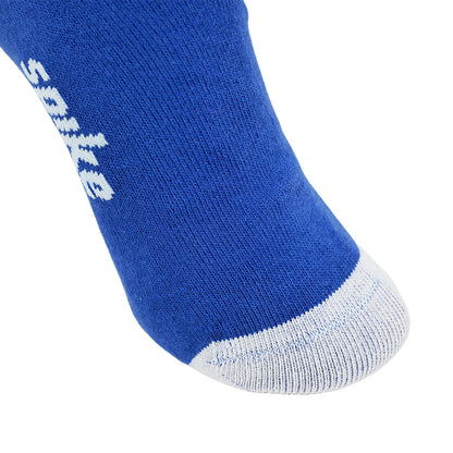 SPIKE Blue Hi-Quarter ถุงเท้าออกกำลังกายผู้ใหญ่