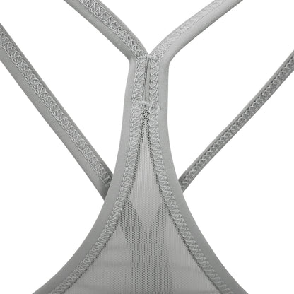SPIKE Grey Women's Training Sports Bra