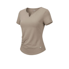 SPIKE Khaki Women's Training T-Shirt