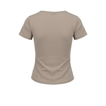 SPIKE Khaki Women's Training T-Shirt