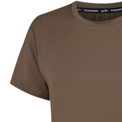 SPIKE Brown Women's Training T-Shirt