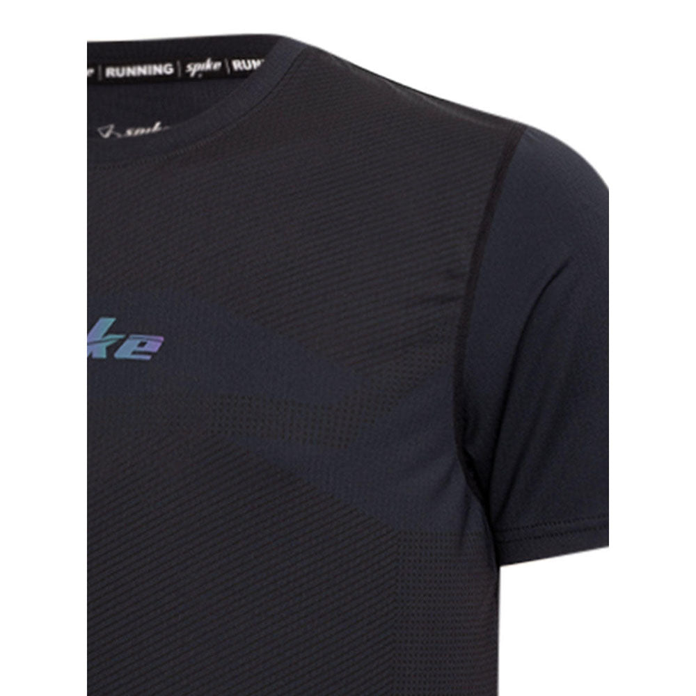 SPIKE Black Men's Running T-Shirt - Supersports Thailand