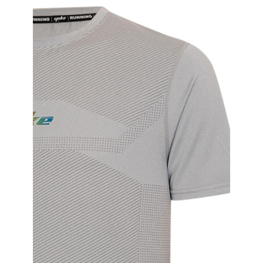 SPIKE Grey Men's Running T-Shirt - Supersports Thailand Supersports Thailand