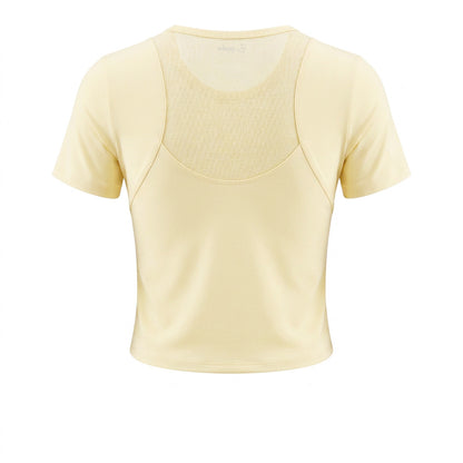 SPIKE Yellow Women's Running T-Shirt