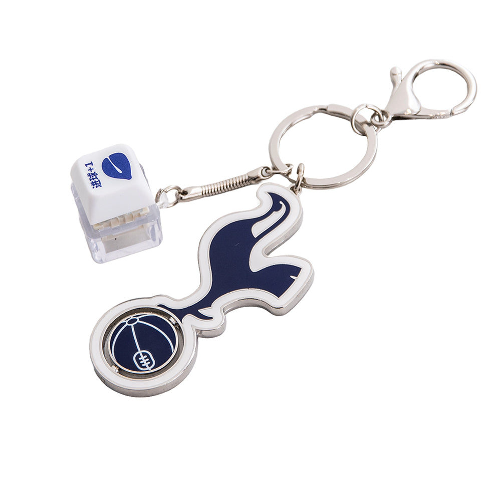 SPURS Cockerel Crest Keyring