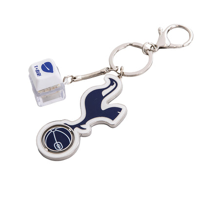 SPURS Cockerel Crest Keyring