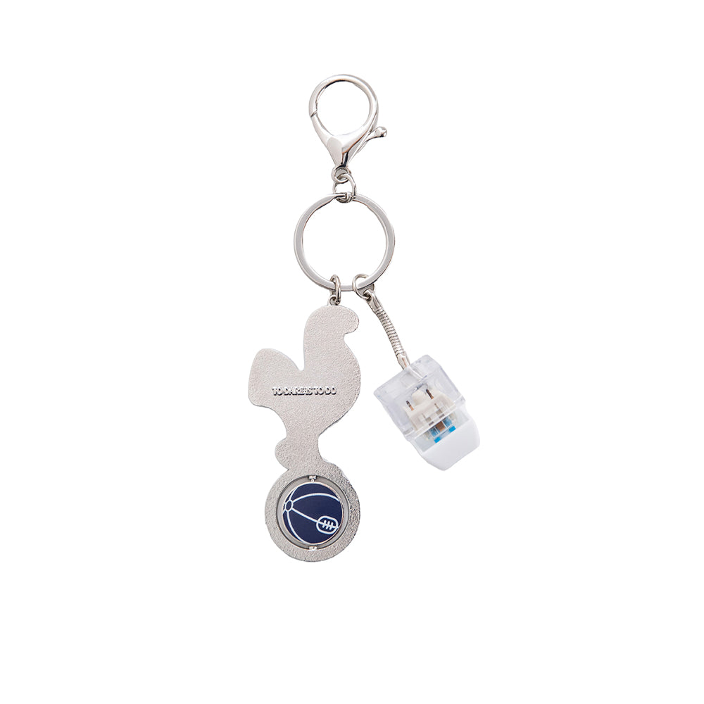 SPURS Cockerel Crest Keyring
