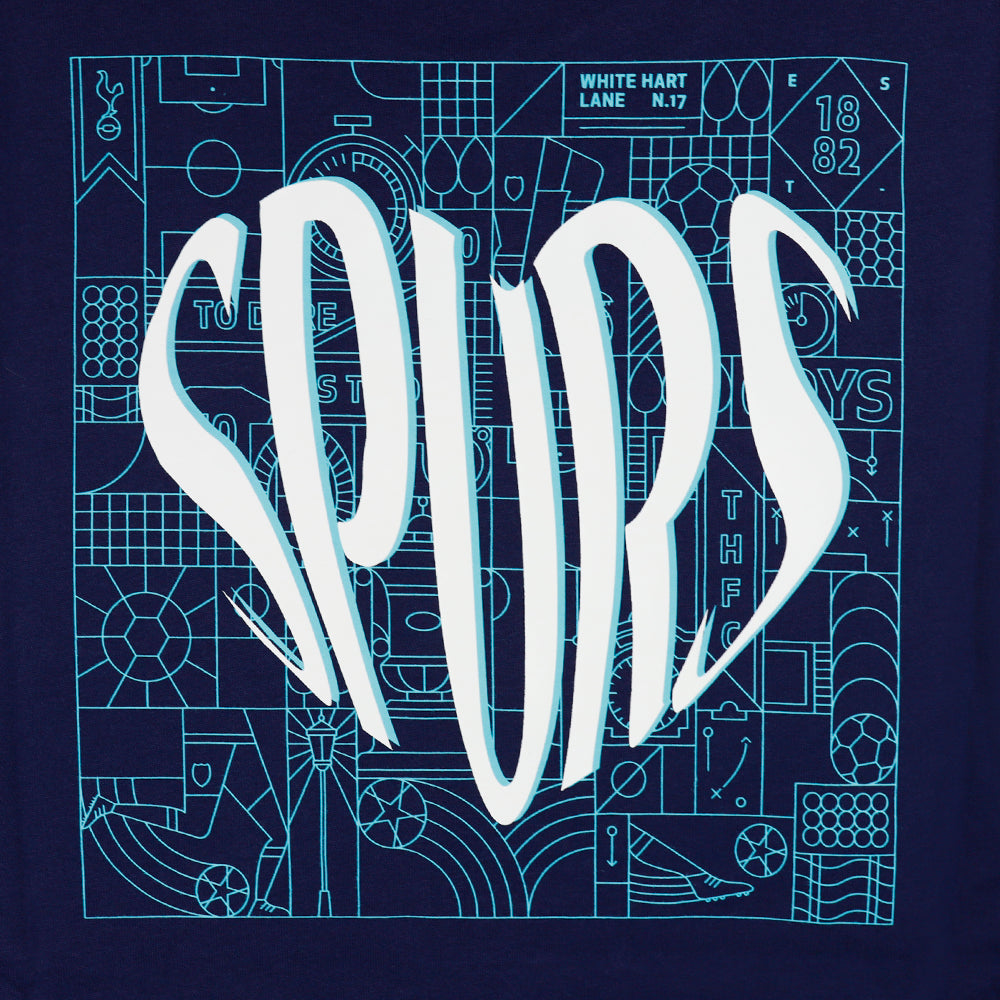 SPURS Two-Tone เสื้อยืดผู้ชาย