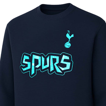 SPURS Navy เสื้อลำลองแขนยาวผู้ชาย