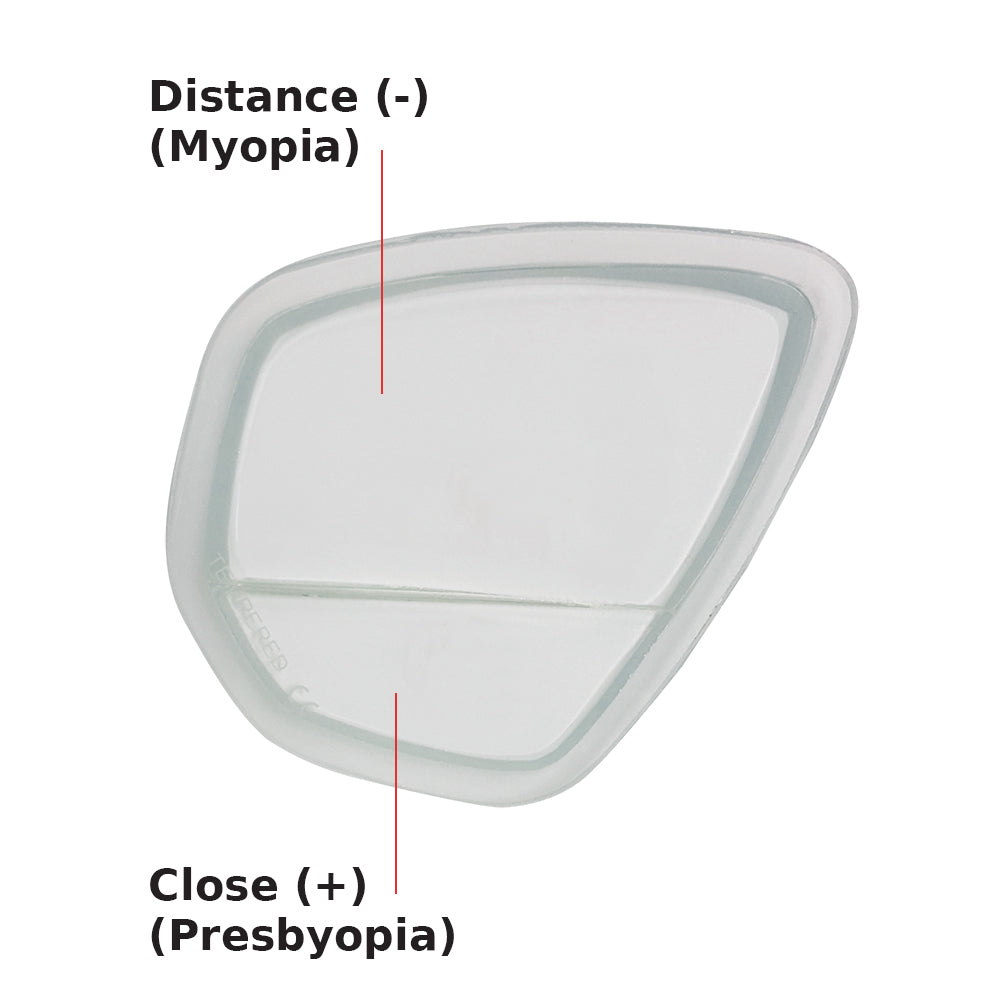 Saekodive Replacement Bi-Focal Lenses for Runner Masks - Left - 1