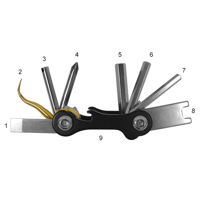 Saekodive Multi Tools Stainless Steel 9 Tools - 1