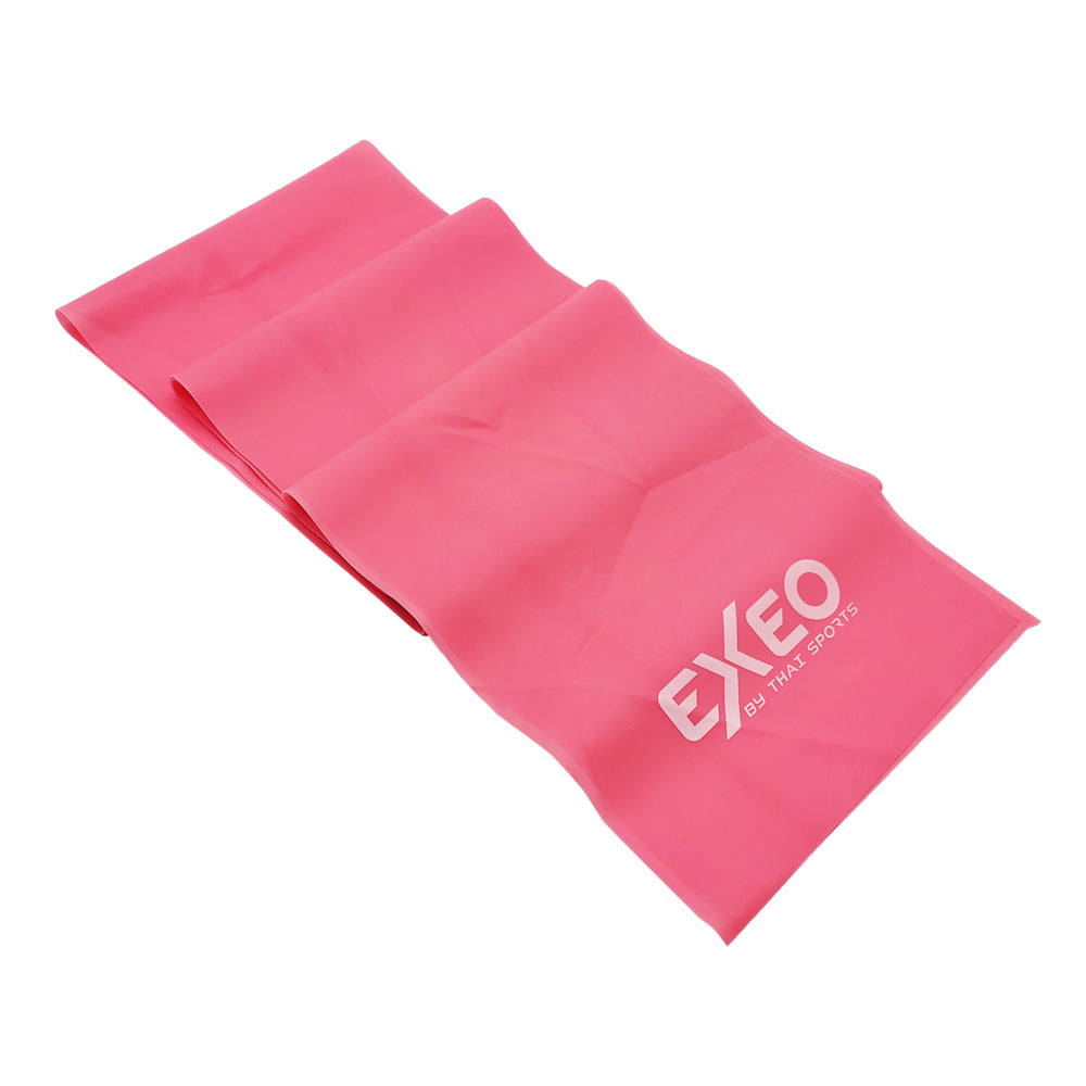 EXEO แถบยางยืดเหยียด Elastic Band 0.30mm. สีชมพู - 1