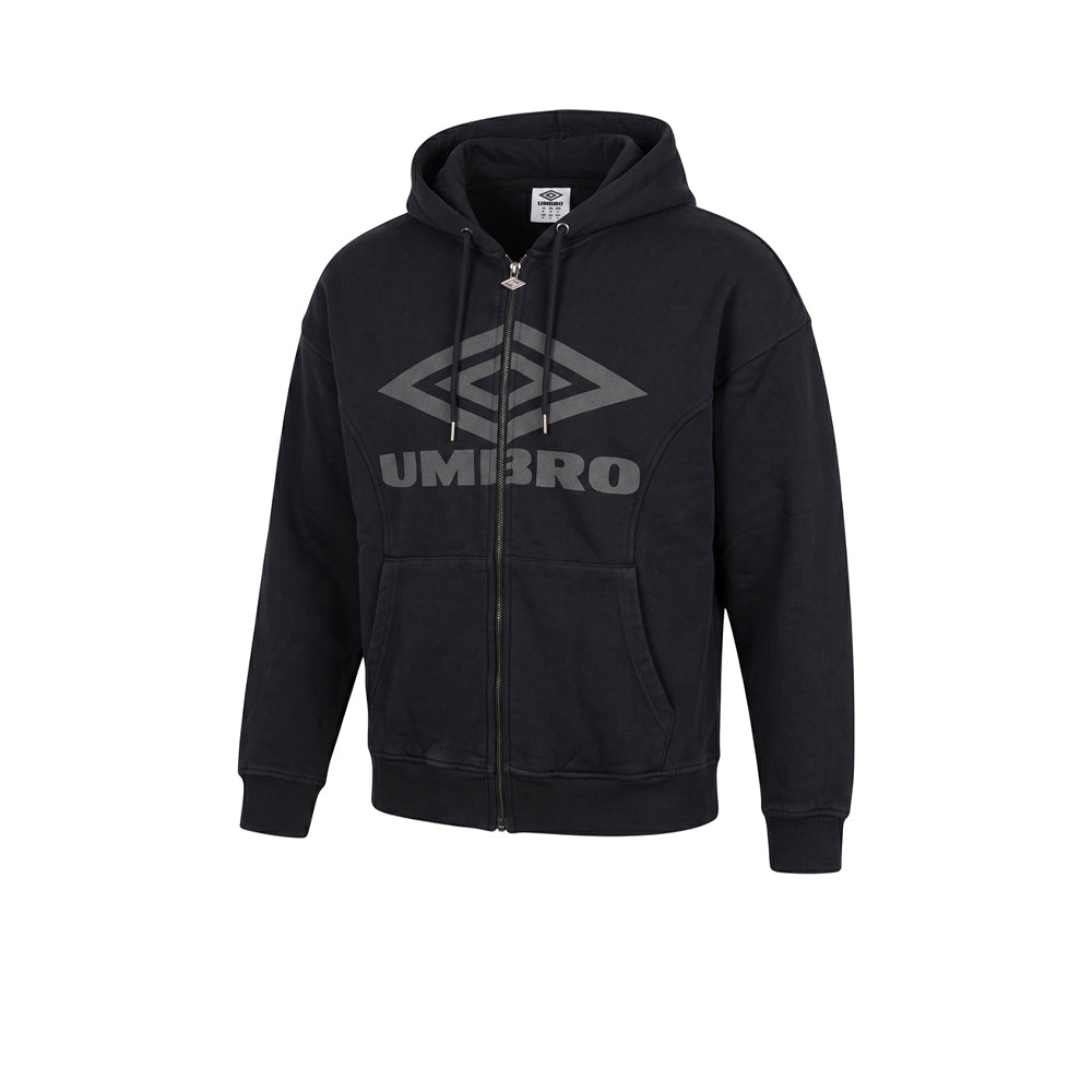 UMBRO Hoodie Washed Zip เสื้อแจ็กเก็ตผู้ชาย Supersports Thailand