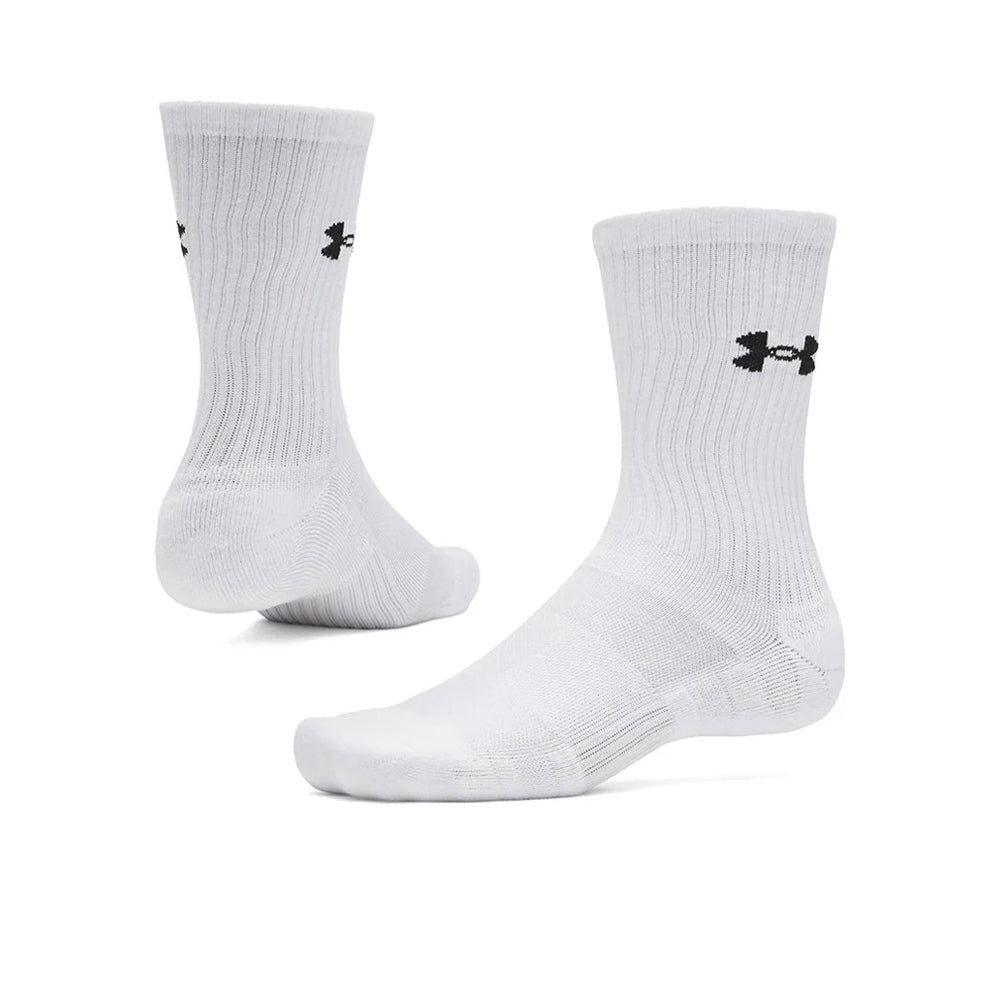 UNDER ARMOUR Performance Cotton Crew Unisex Socks (3-Pack) - Supersports Thailand Supersports Thailand