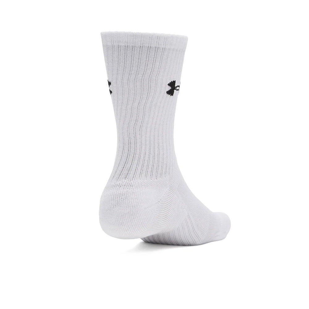 UNDER ARMOUR Performance Cotton Crew Unisex Socks (3-Pack) - Supersports Thailand