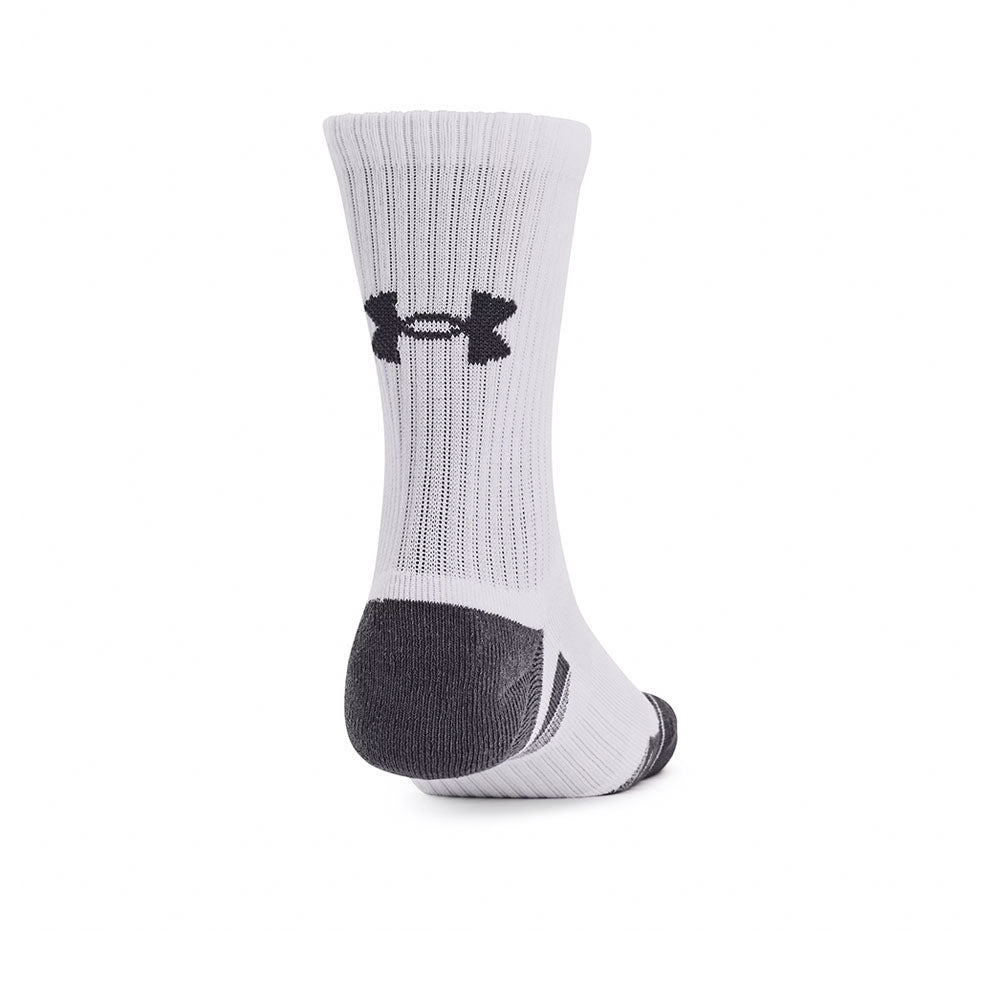 UNDER ARMOUR Performance Cotton Mid-Crew Unisex Socks (3 Pairs) - Supersports Thailand Supersports Thailand