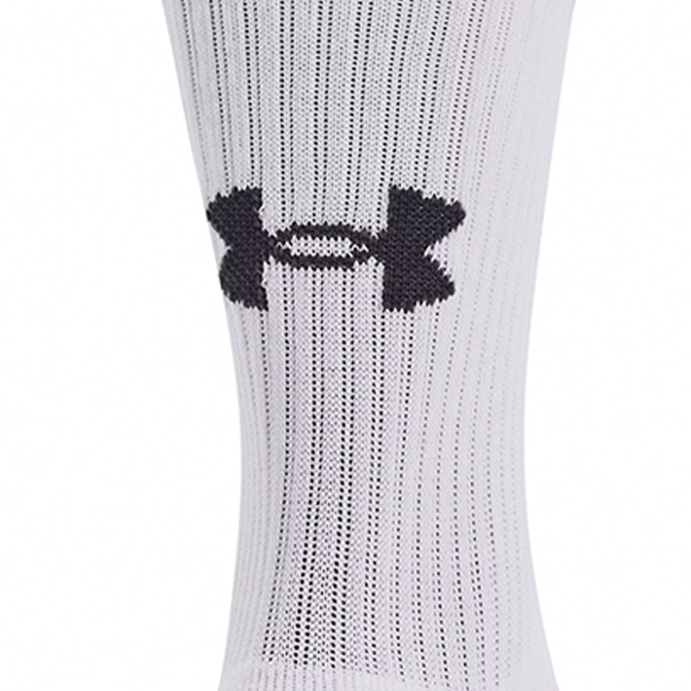 UNDER ARMOUR Performance Cotton Mid-Crew Unisex Socks (3 Pairs) - Supersports Thailand Supersports Thailand