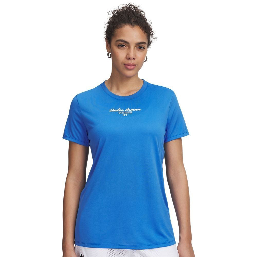 UNDER ARMOUR Tech™ Script Graphic Short Sleeve Women's Training T-Shirt - Supersports Thailand Supersports Thailand