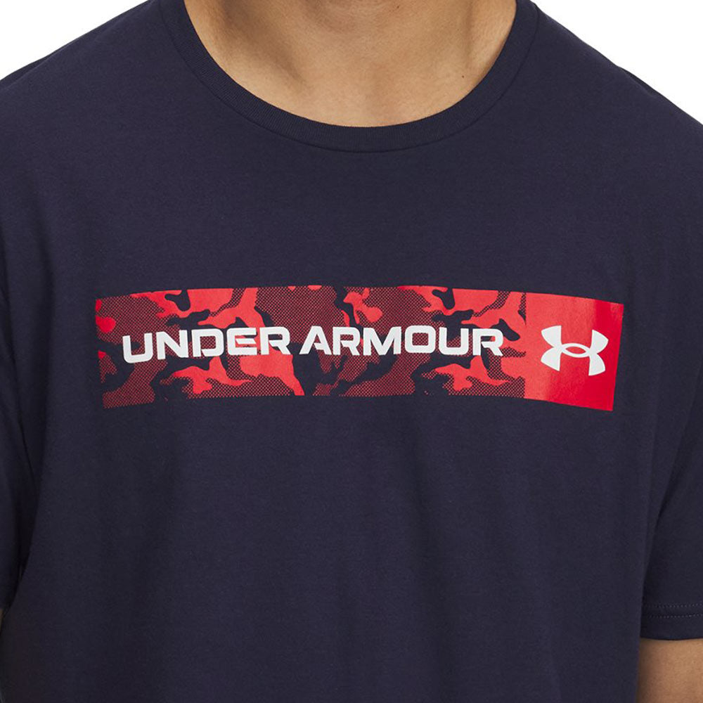 UNDER ARMOUR Camo Chest Stripe Men's Training T-Shirt