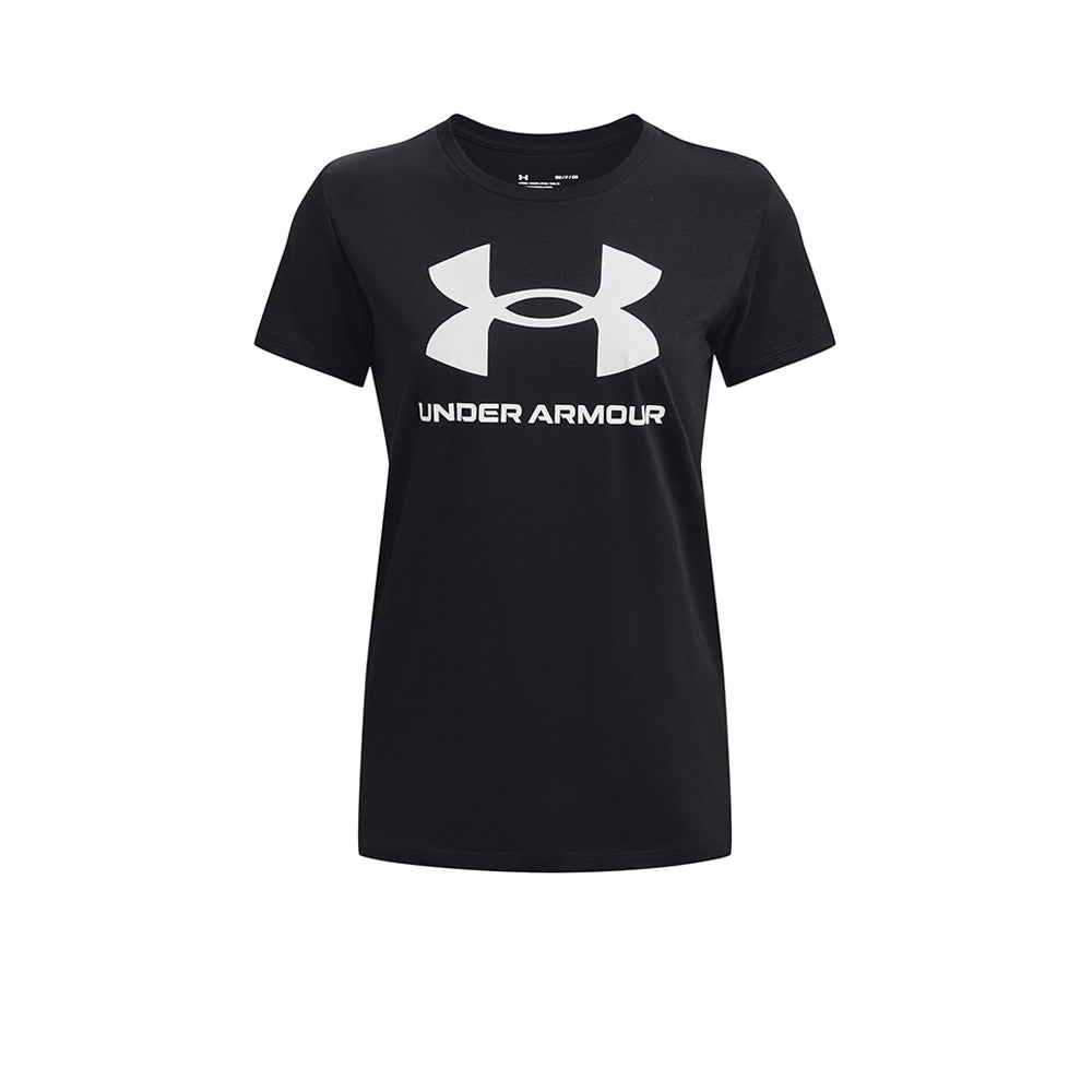 UNDER ARMOUR Rival Logo Short Sleeve เสื้อออกกำลังกายผู้หญิง