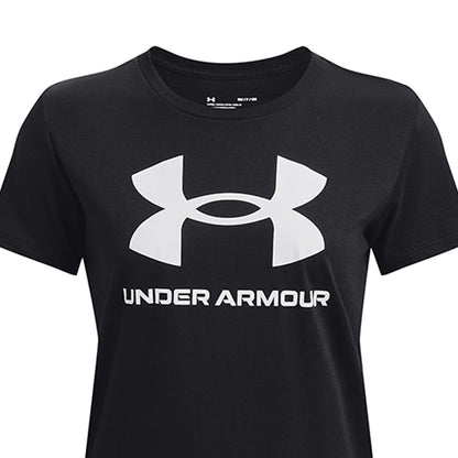 UNDER ARMOUR Rival Logo Short Sleeve เสื้อออกกำลังกายผู้หญิง