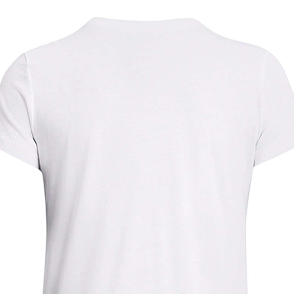 UNDER ARMOUR Rival Logo Short Sleeve เสื้อออกกำลังกายผู้หญิง