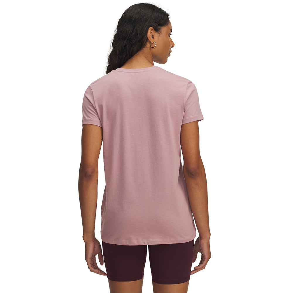 UNDER ARMOUR Rival Logo Short Sleeve เสื้อออกกำลังกายผู้หญิง